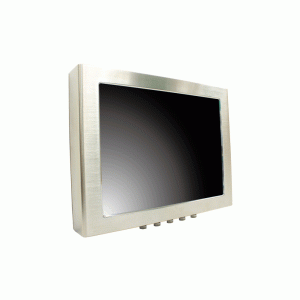 15" Full IP65 Sunlight Readable Wide Temp Stainless Steel Chassis Touchscreen Monitor